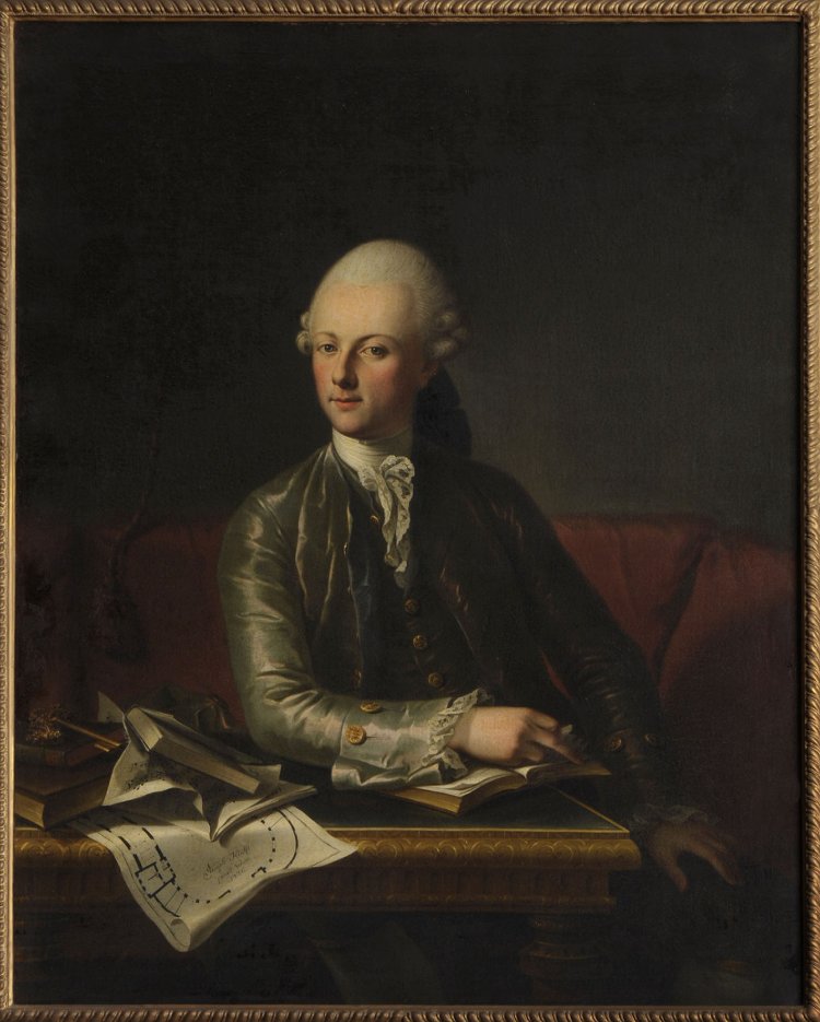 Josef Hickel – Portrét starohraběte Karla Josefa, starohraběte ze Salm-Reifferscheidtu (malba ze sbírek Státního zámku Rájec nad Svitavou). Foto: © Jaroslav Prokop